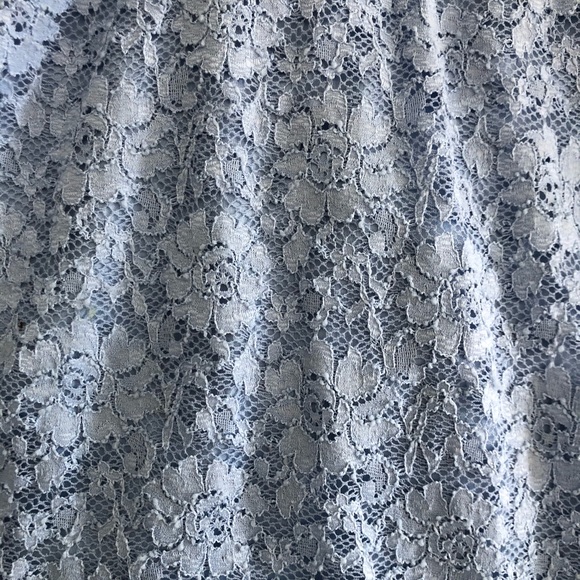 Blue lace petite summer dress - Picture 3 of 10